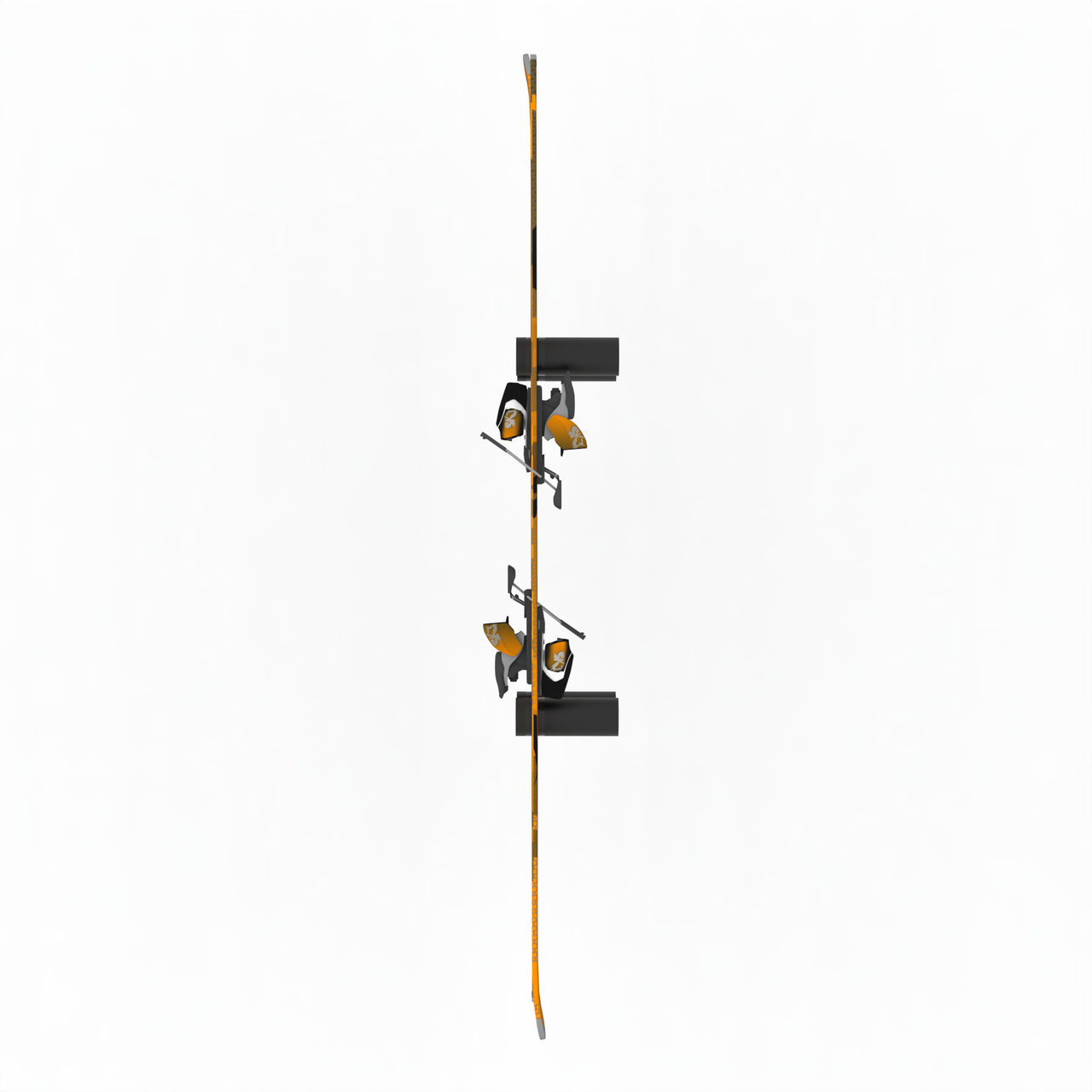 AXIS ski display mounted in a chalet interior