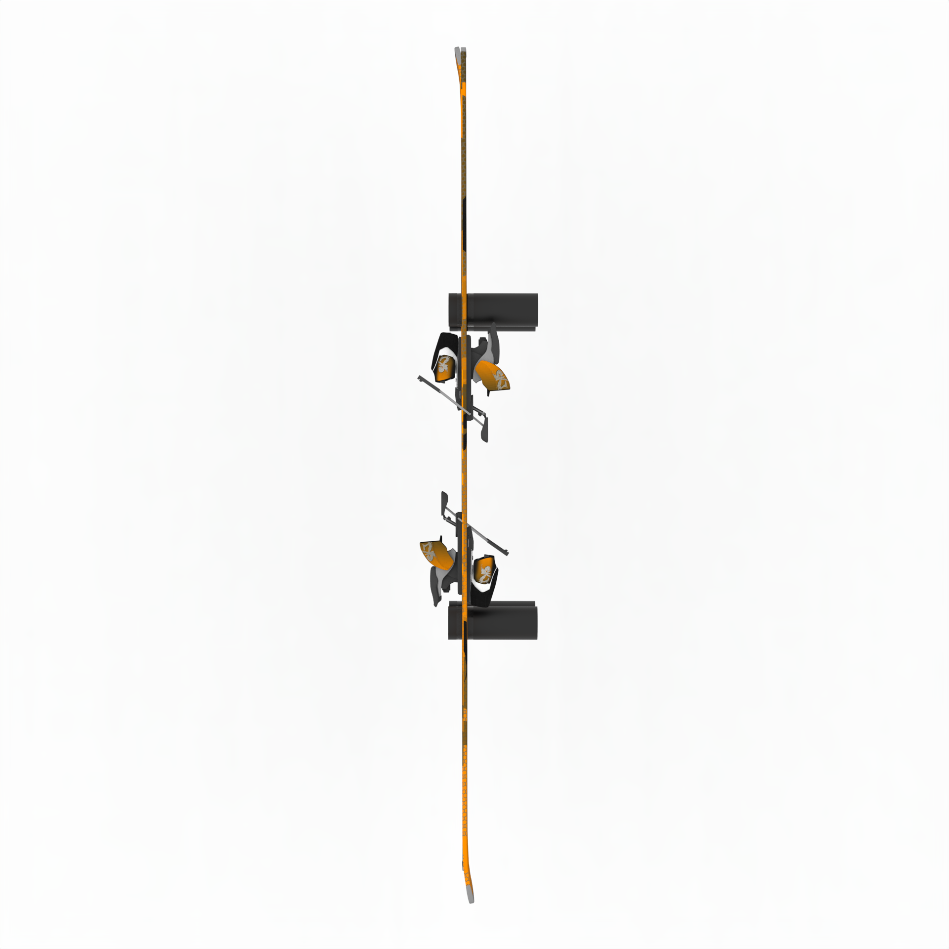 AXIS ski display mounted in a chalet interior